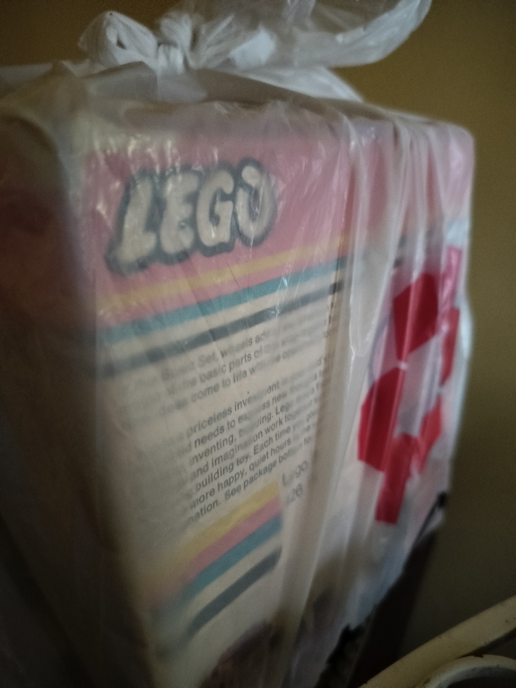 Old LEGO box in a bag.