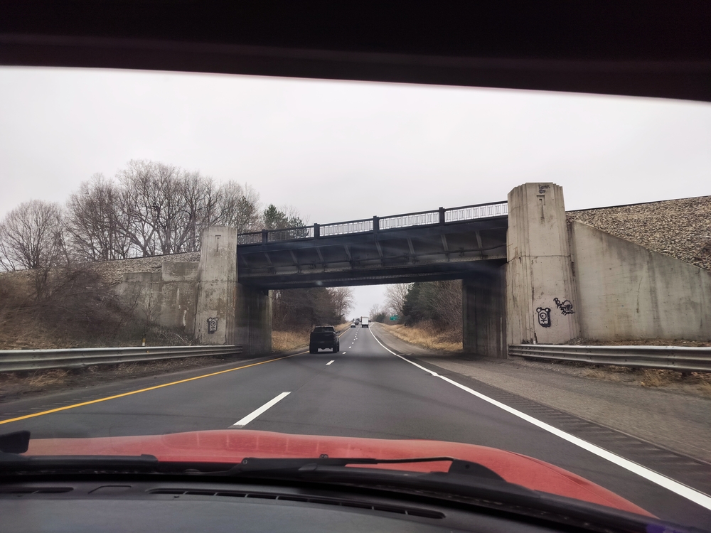 Bridge along I-96.